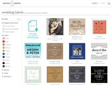 Tablet Screenshot of graciousbridal.sp73.com